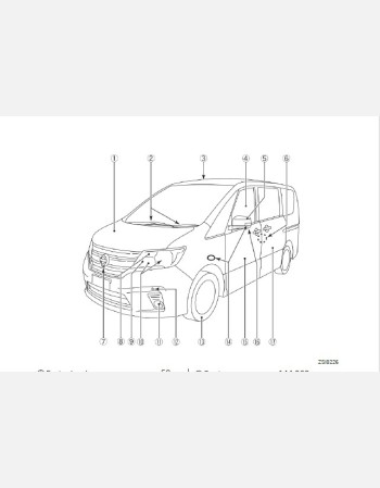 nissan serena 2012-2013 owners manual in english